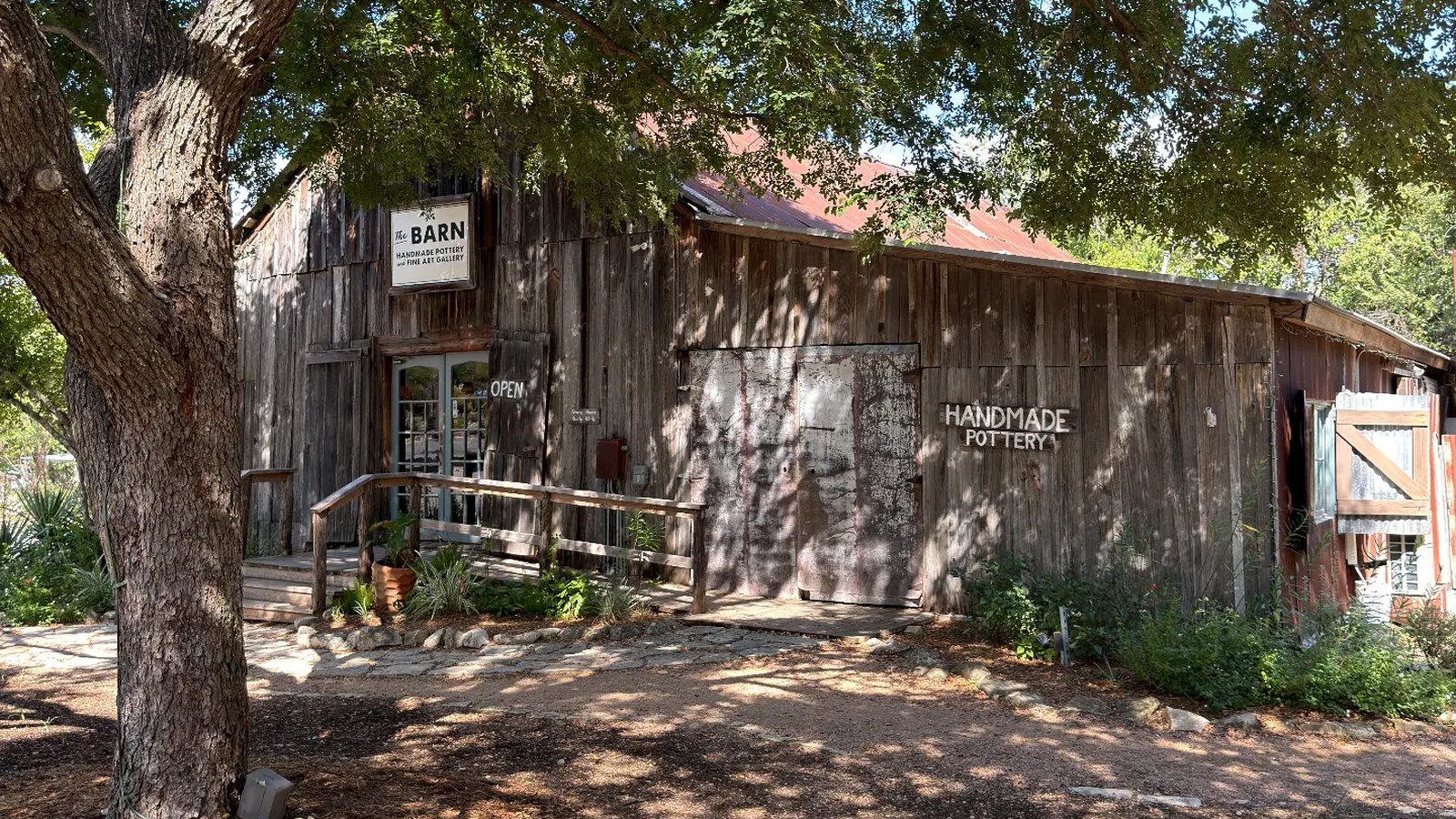 The Barn Pottery in Gruene, Texas